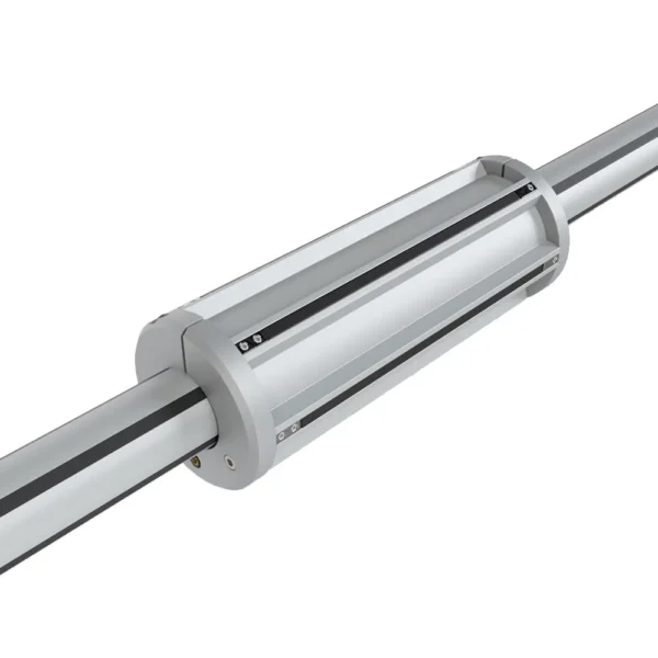 Eje adaptador con brida de Ø70 a Ø152 mm para eje expansible neumático