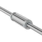 Eje adaptador con brida de Ø76 a Ø148 mm para eje expansible neumático