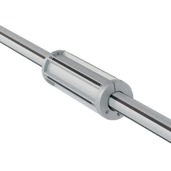 Eje adaptador con brida de Ø76 a Ø148 mm para eje expansible neumático