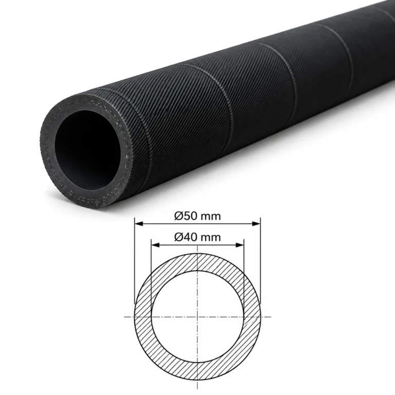 Cámara tubular 40x50 mm para eje expansible neumático